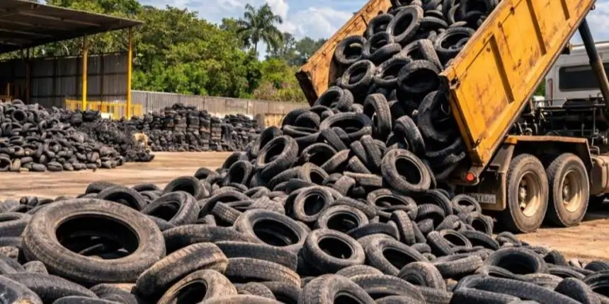 Importadores recolheram mais de 384 mil toneladas de pneus em 2025